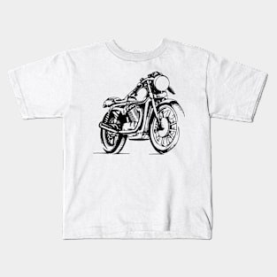 Motorcycle hand drawn Kids T-Shirt